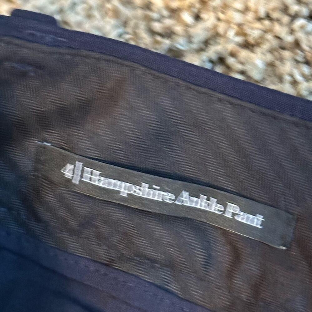 Talbots women’s size 4 Hampshire ankle Deep Blue Dress Pants - Picture 4 of 7
